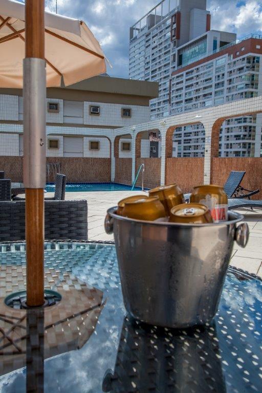 Atlantico Inn Apart Hotel Santos  Bagian luar foto
